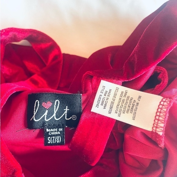 Lits Girls Christmas Dress - Size S (7-8) (no belt included) - Picture 12 of 12